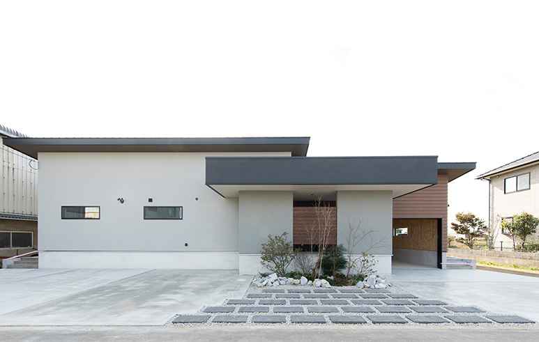 楽家事動線とワーキングスペースの快適平屋HOUSE7